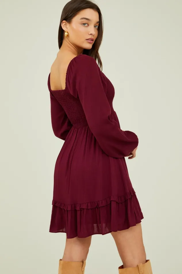 Altar039d State Blakely Smocked Dress Women Casual
