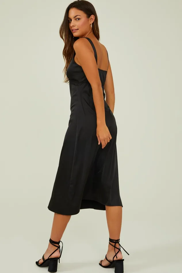 Altar039d State Cara Satin Midi Slip Dress Women Casual
