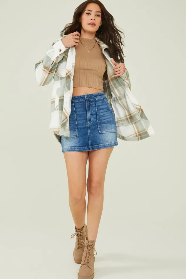 Altar039d State Cole Fleece Shacket Women Jackets