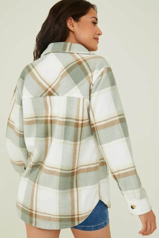 Altar039d State Cole Fleece Shacket Women Jackets