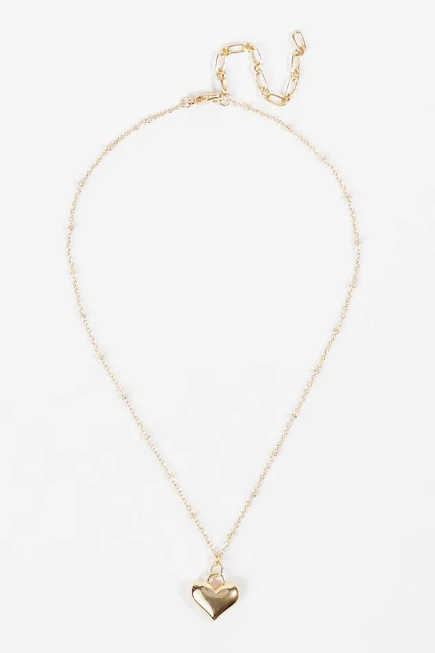 Altar039d State Dainty Bubble Heart Pendant Necklace Women Jewelry