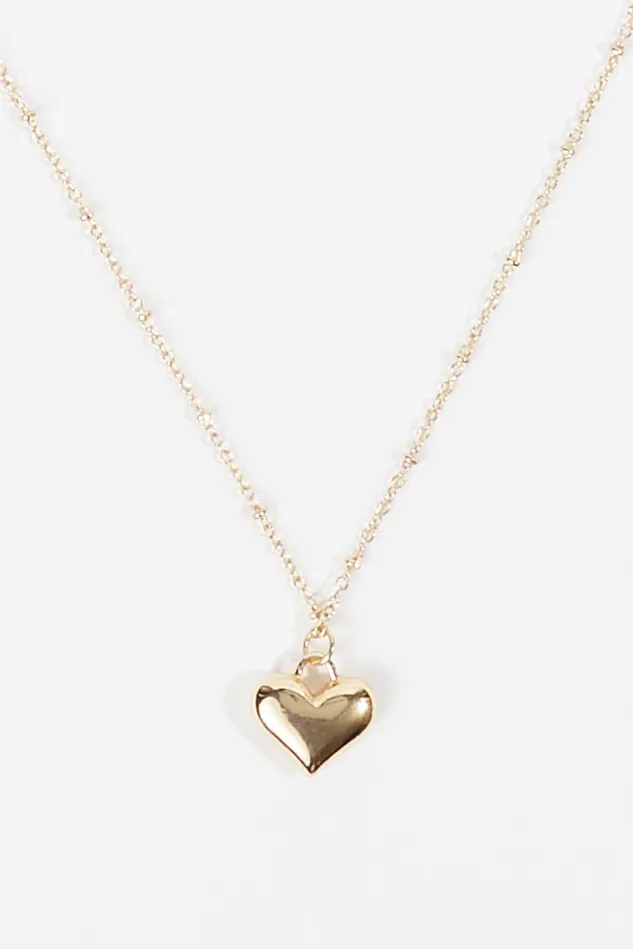 Altar039d State Dainty Bubble Heart Pendant Necklace Women Jewelry