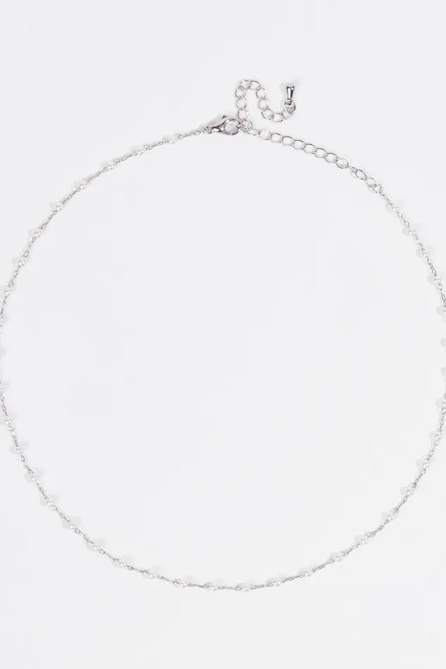 Altar039d State Dainty Pearl Bead Choker Necklace Women Jewelry