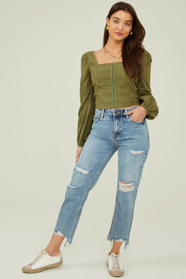 Altar039d State Dani Boyfriend Straight Jeans Women Jeans