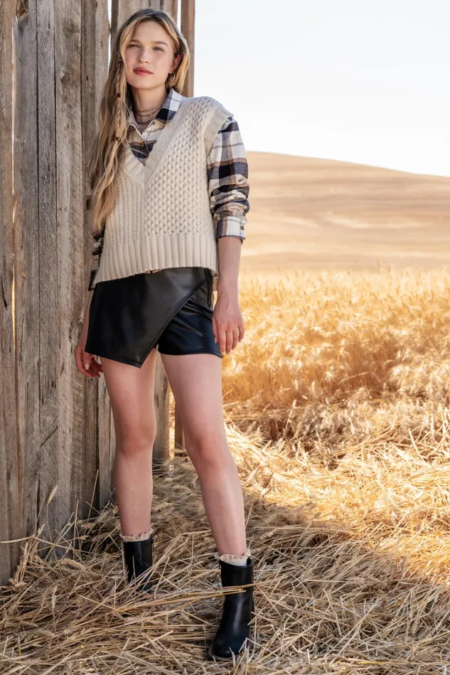 Altar039d State Daphne Oversized Sweater Vest Women Sweater Vests