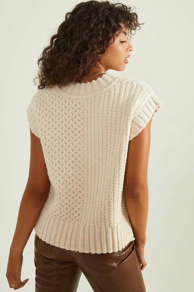 Altar039d State Daphne Oversized Sweater Vest Women Sweater Vests