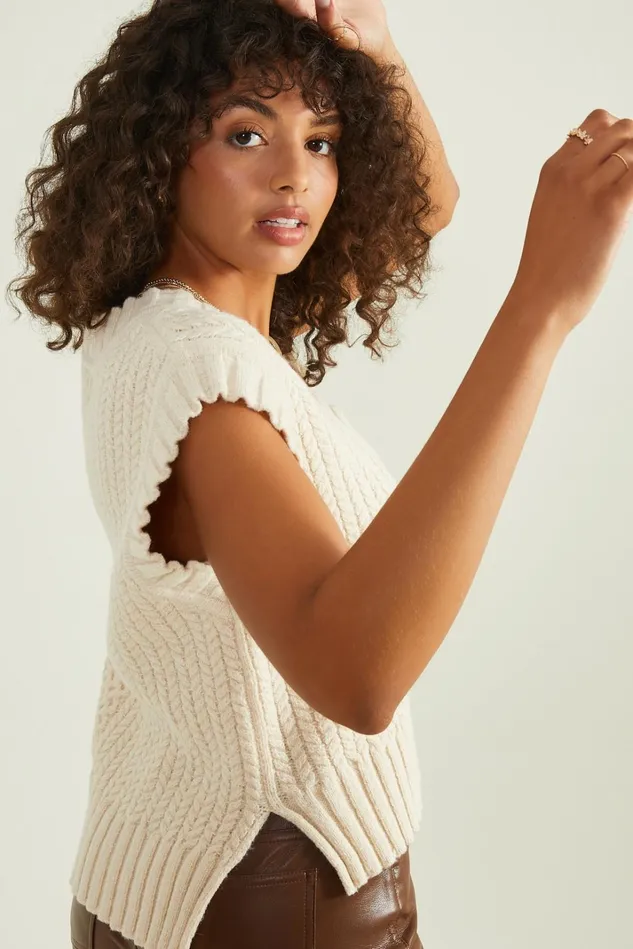 Altar039d State Daphne Oversized Sweater Vest Women Sweater Vests