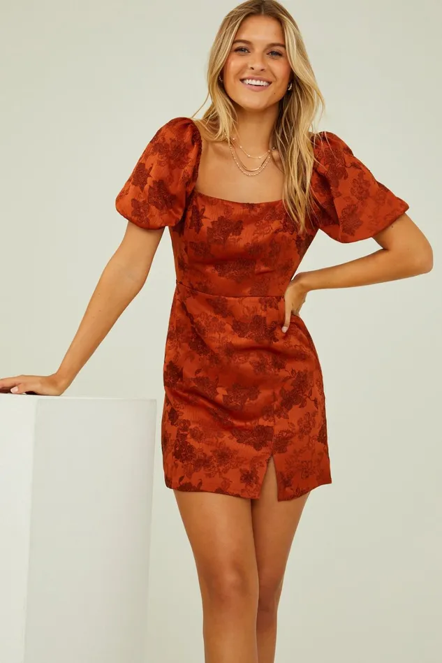Altar039d State Dylan Puff Sleeved Dress Women Casual