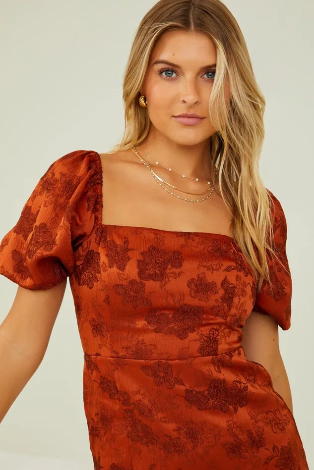 Altar039d State Dylan Puff Sleeved Dress Women Casual