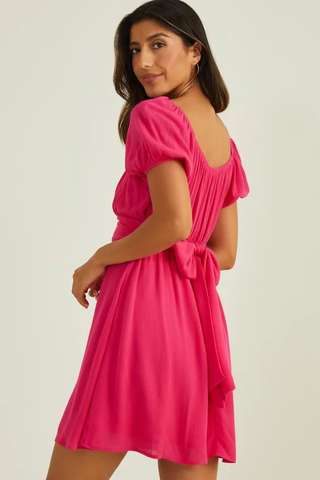 Altar039d State Elsie Puff Sleeve Dress Women Mini
