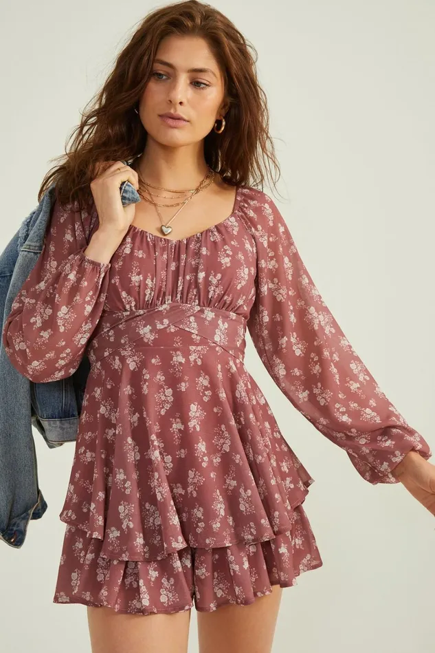 Altar039d State Finley Floral Romper Women Rompers Jumpsuits