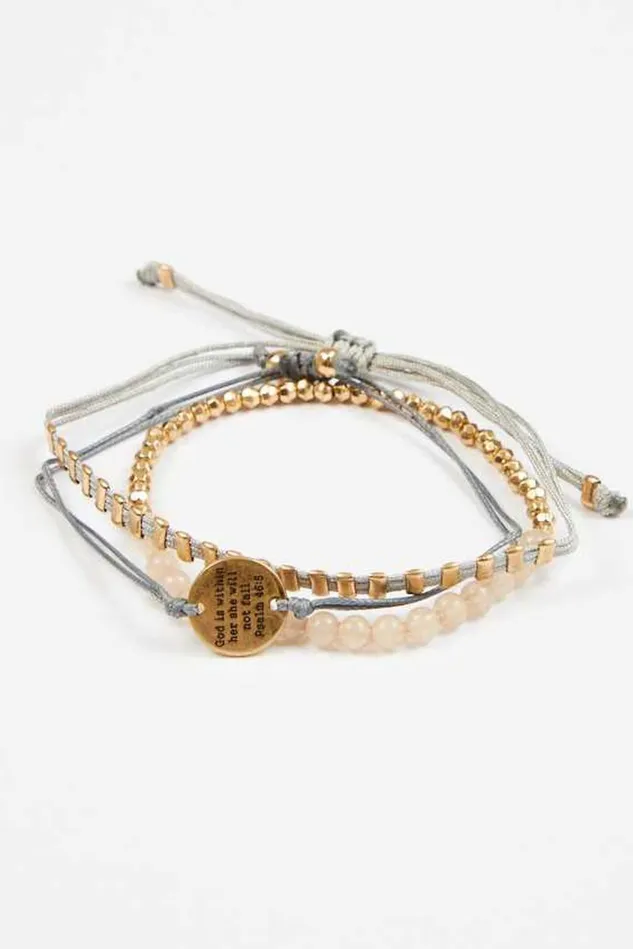 Altar039d State God Is Within Bracelet Set Women Jewelry