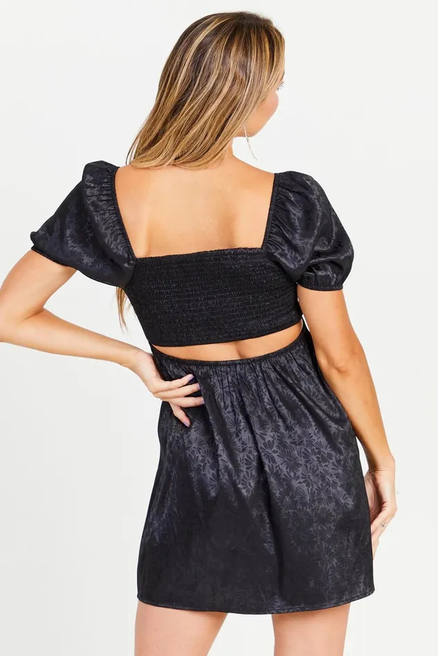 Altar039d State Jocelyn Satin Daisy Dress Women Mini