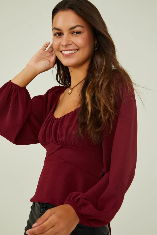 Altar039d State Karina Tie Back Top Women Blouses