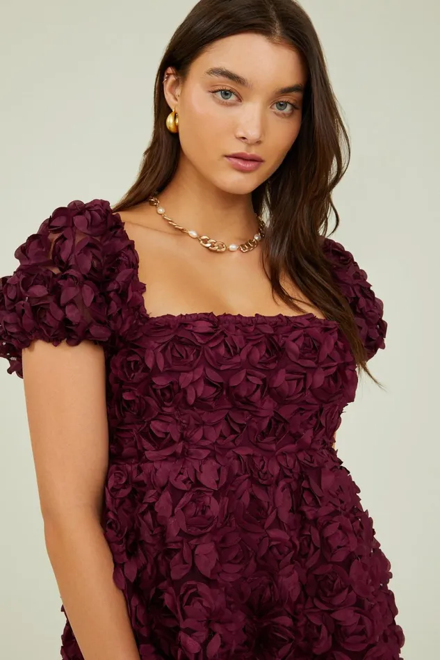 Altar039d State Krystal Rosette Dress Women Mini