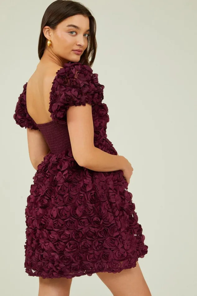 Altar039d State Krystal Rosette Dress Women Mini