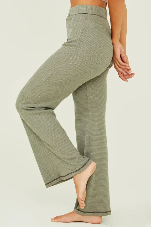 Altar039d State Leigha Thermal Crossover Pants Women Matching Sets