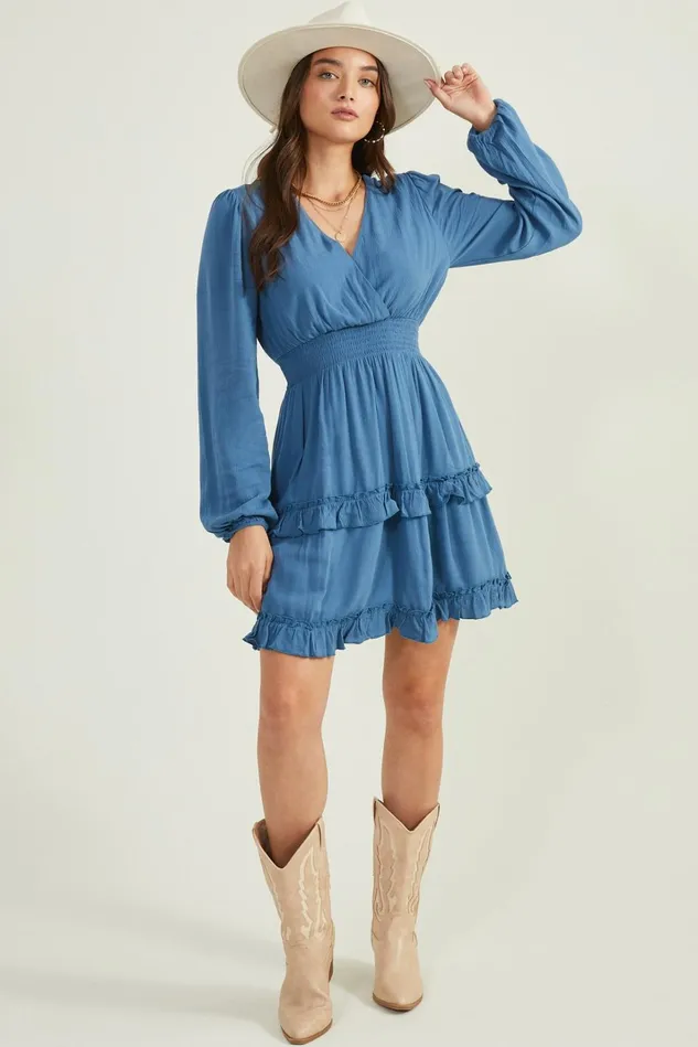 Altar039d State Lexley Ruffle Dress Women Casual
