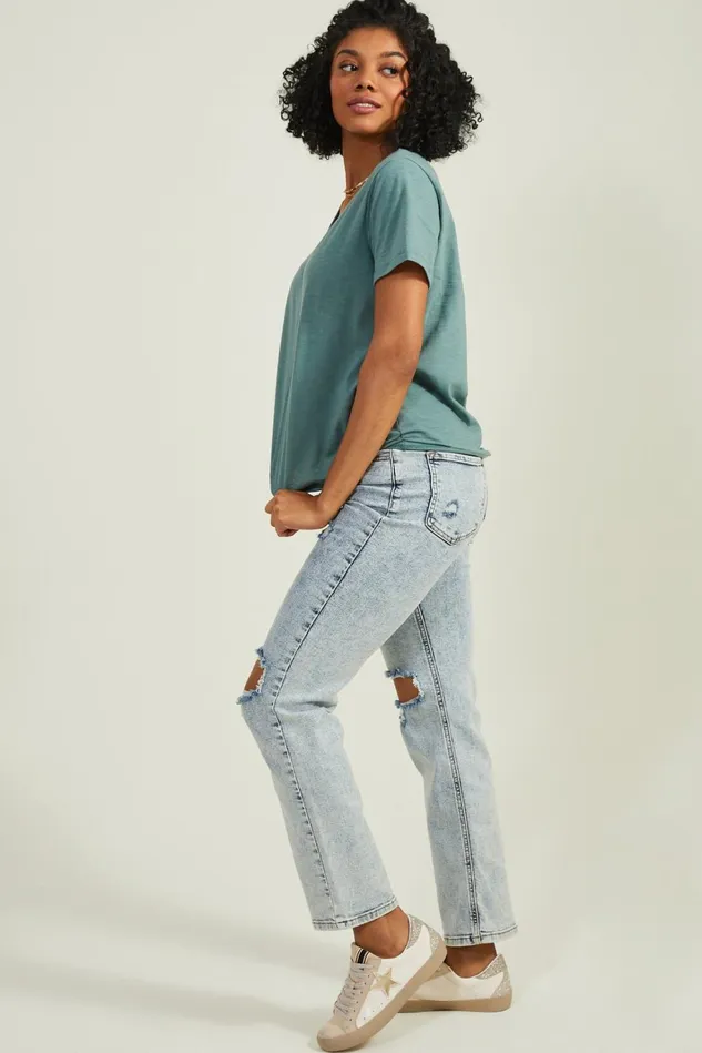 Altar039d State Libby VNeck Basic Tee Women Tees