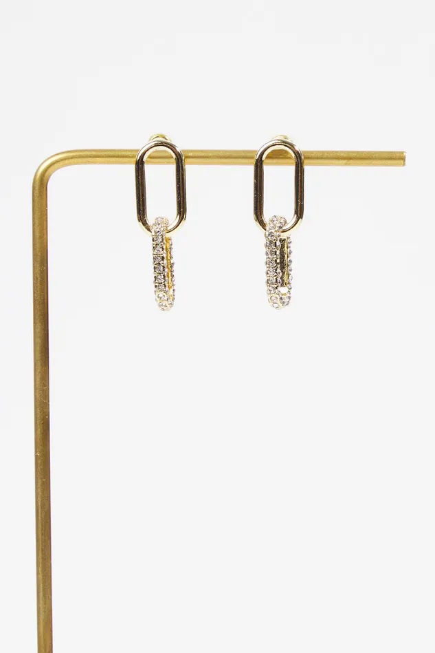 Altar039d State Linear Chain Link Earrings Women Jewelry