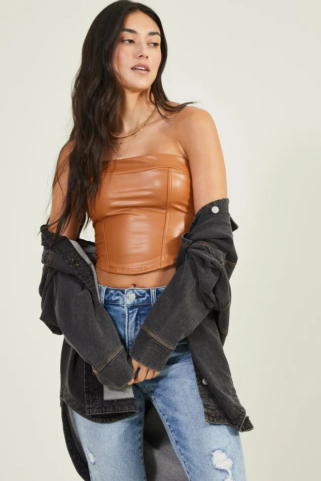 Altar039d State Lori Denim Shacket Women Jackets