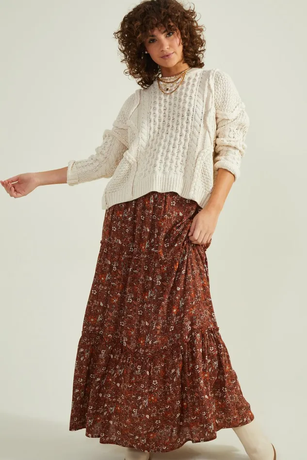 Altar039d State Mae Floral Maxi Skirt Women Skirts Skorts