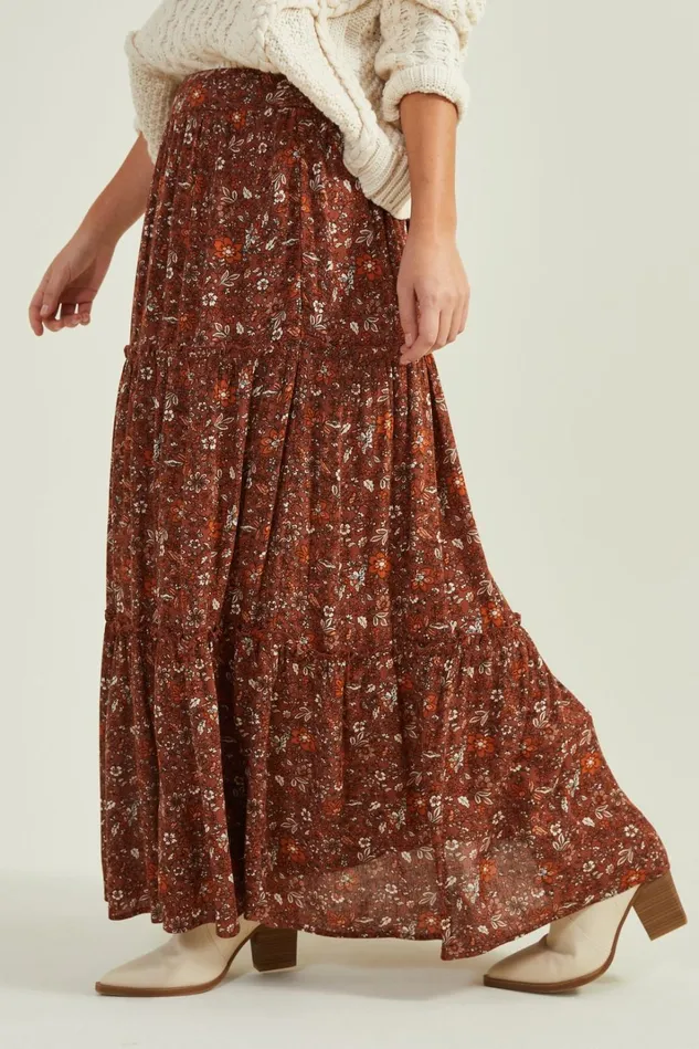Altar039d State Mae Floral Maxi Skirt Women Skirts Skorts