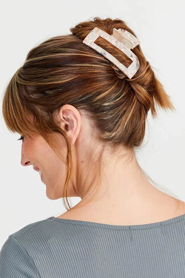 Altar039d State Marble Hair Claw Clip Women Hair Accessories
