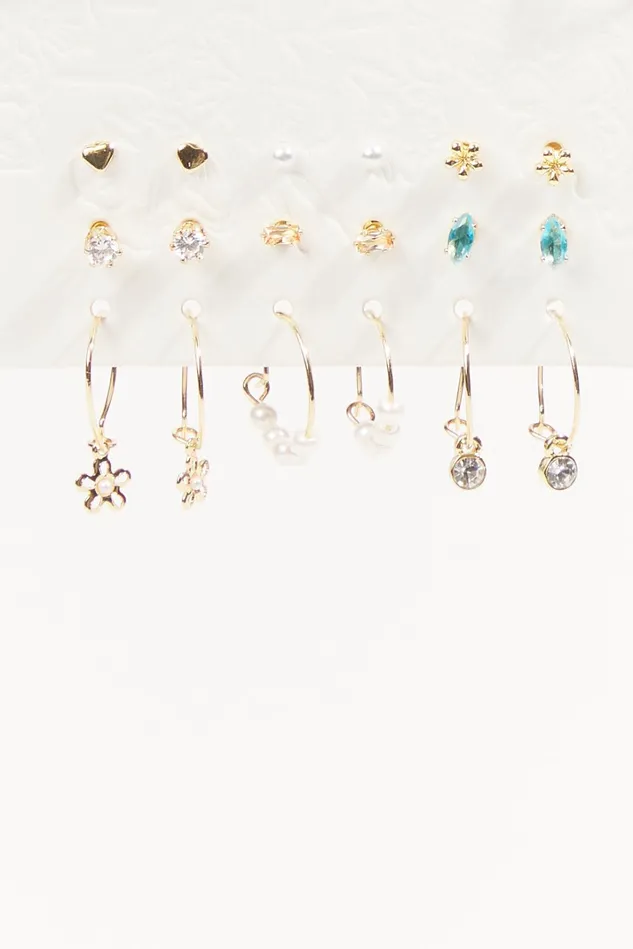 Altar039d State Mini HoopStuds Earring Pack Women Jewelry