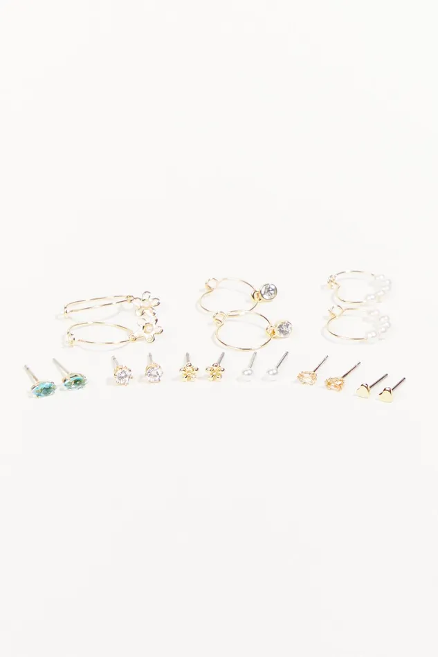 Altar039d State Mini HoopStuds Earring Pack Women Jewelry