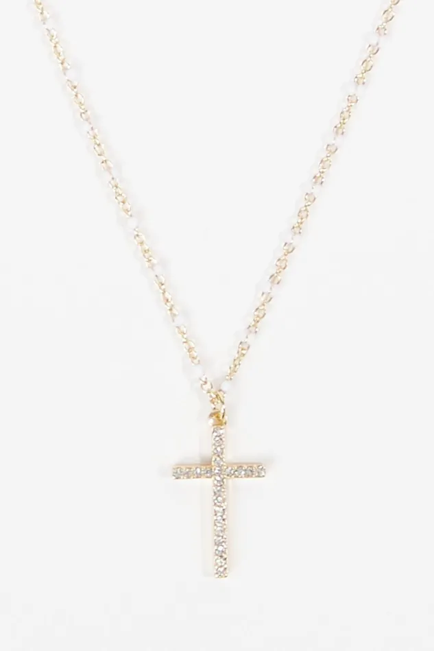Altar039d State Painted Chain Cross Necklace Women Jewelry
