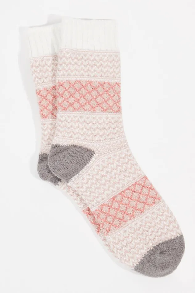Altar039d State Patterned Crew Socks Women Socks