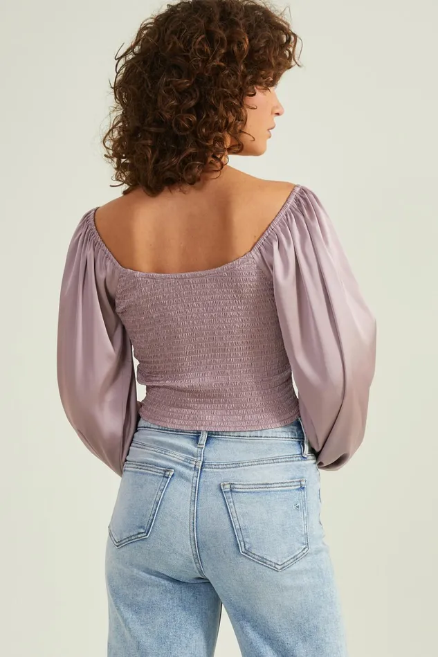 Altar039d State Raven Satin Corset Top Women Blouses