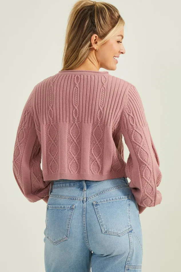 Altar039d State Sage Cable Knit Sweater Women Sweaters