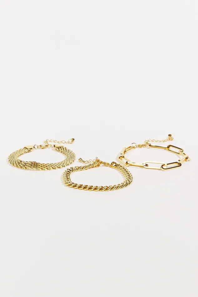 Altar039d State Stainless Steel Chain Link Bracelet Pack Women Jewelry