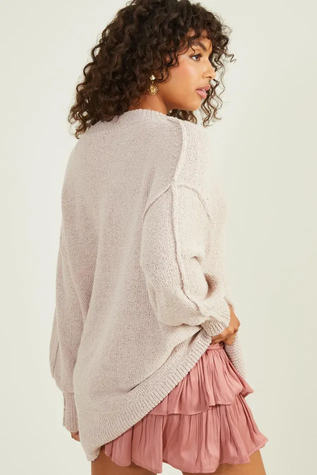 Altar039d State Tatum VNeck Tunic Sweater Women Sweaters