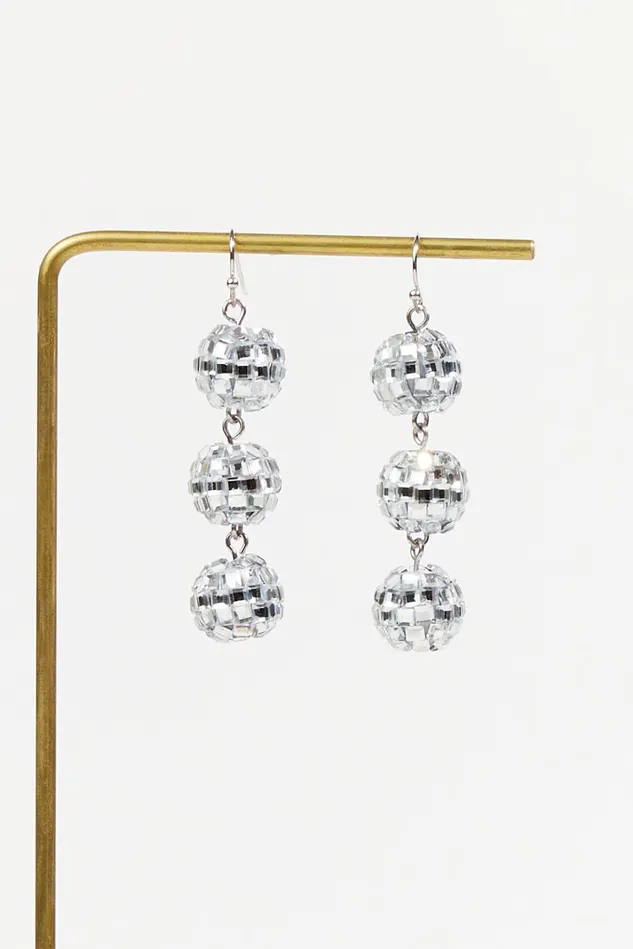 Altar039d State Tiered Disco Ball Earrings Women Jewelry