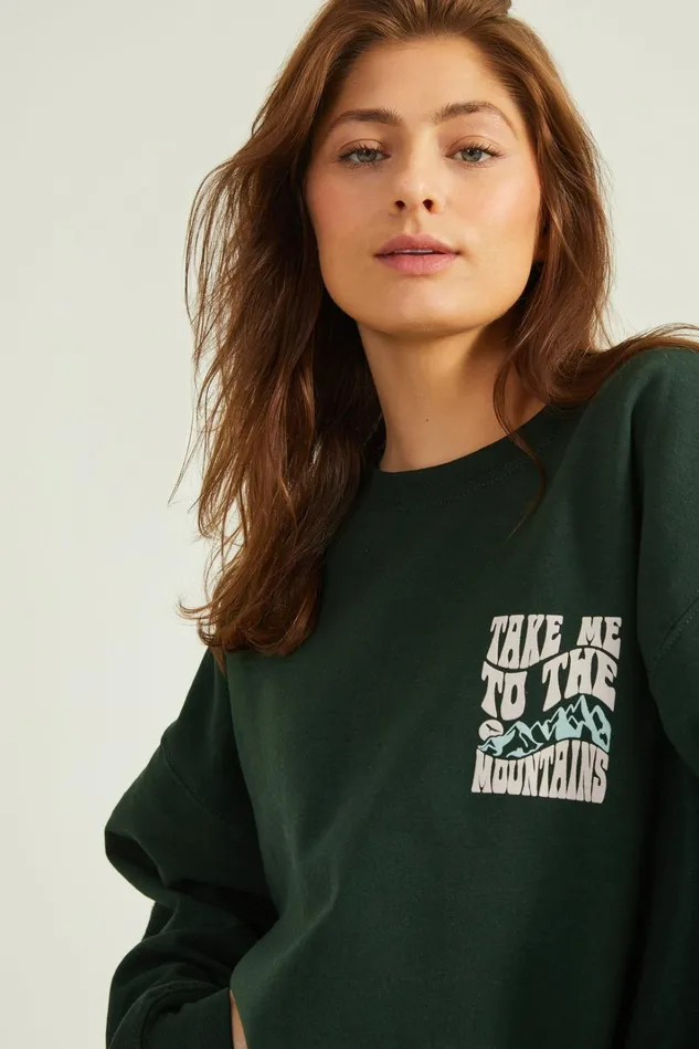 Altar039d State To The Mountains Graphic Sweatshirt Women Activewear