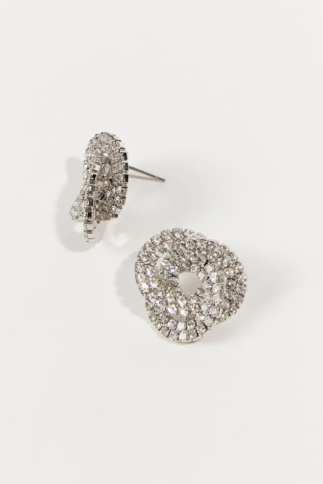 Altar039d State Twisted Crystal Earrings Women Jewelry
