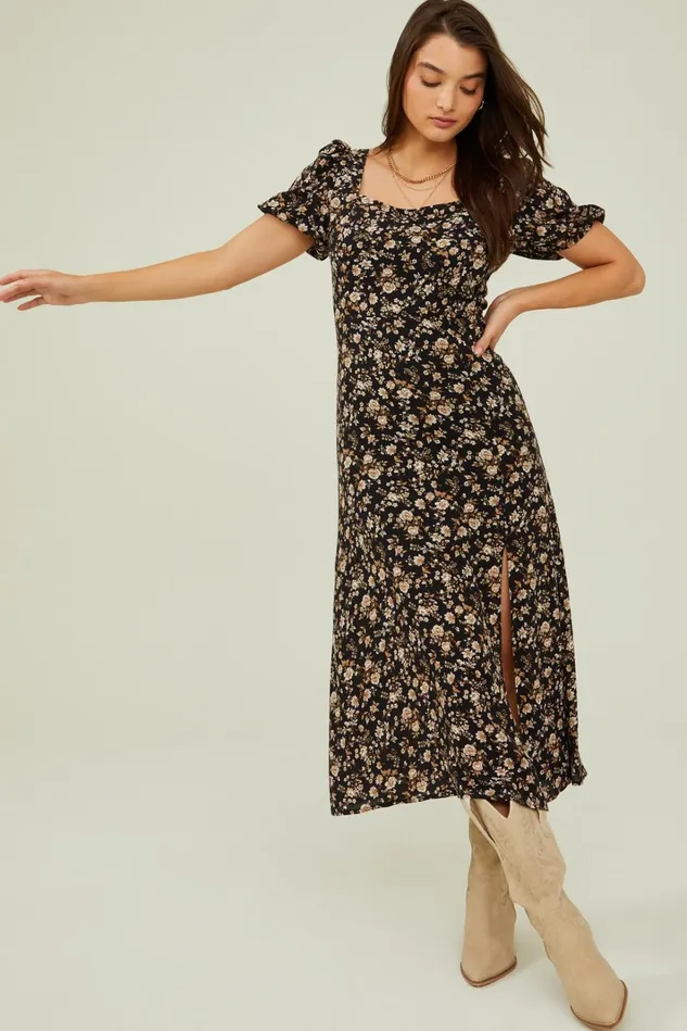 Altar039d State Willow Floral Midi Dress Women Casual