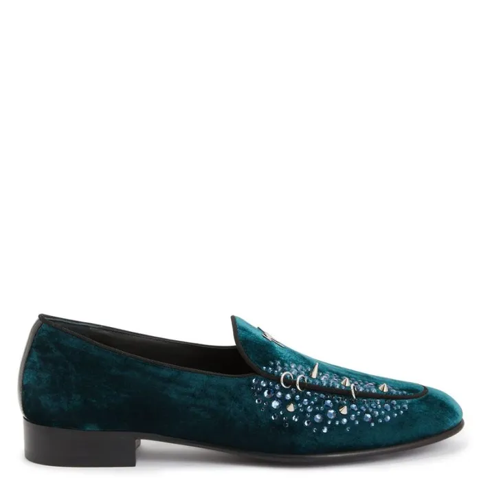 Alvaro Studs Green Men Giuseppe Zanotti Shoes