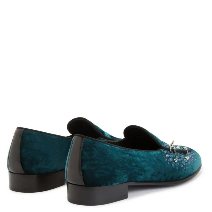 Alvaro Studs Green Men Giuseppe Zanotti Shoes