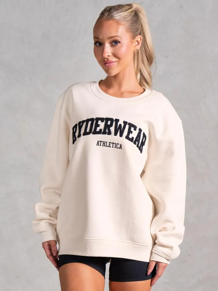 Athletica Sweater 8211 Vanilla Women Ryderwear Tops