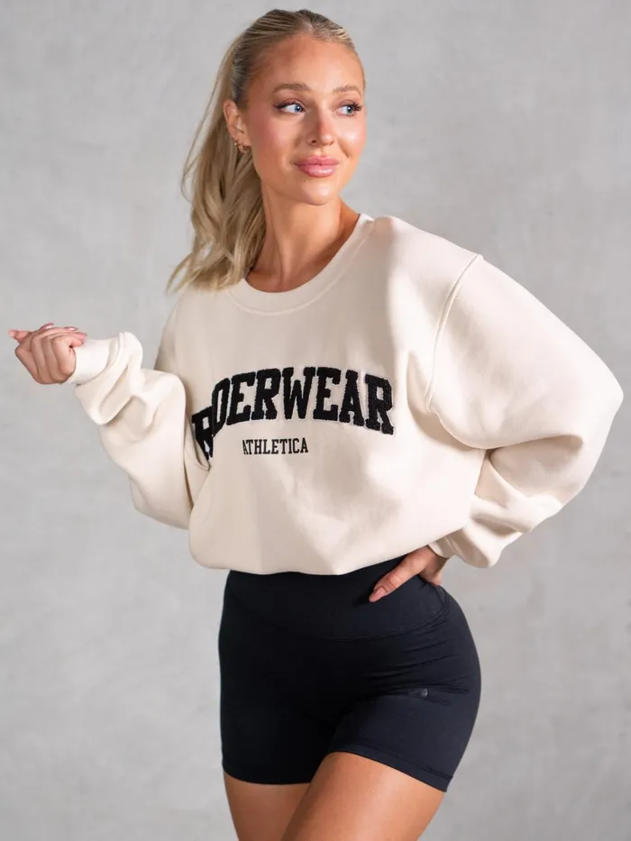Athletica Sweater 8211 Vanilla Women Ryderwear Tops