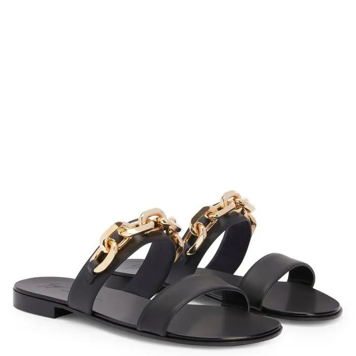 Aubert Chain Black Men Giuseppe Zanotti Shoes