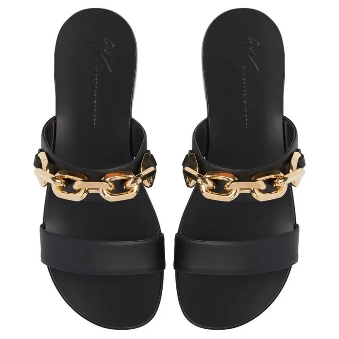 Aubert Chain Black Men Giuseppe Zanotti Shoes