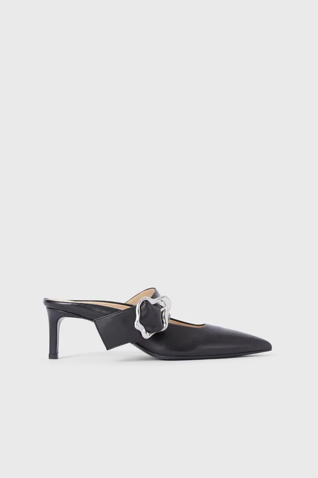 Aurora Coral Pumps Black Women Rodebjer Shoes