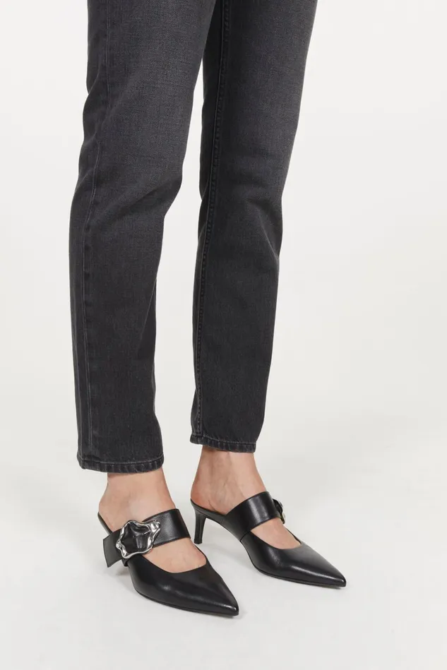 Aurora Coral Pumps Black Women Rodebjer Shoes