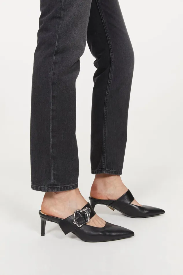 Aurora Coral Pumps Black Women Rodebjer Shoes
