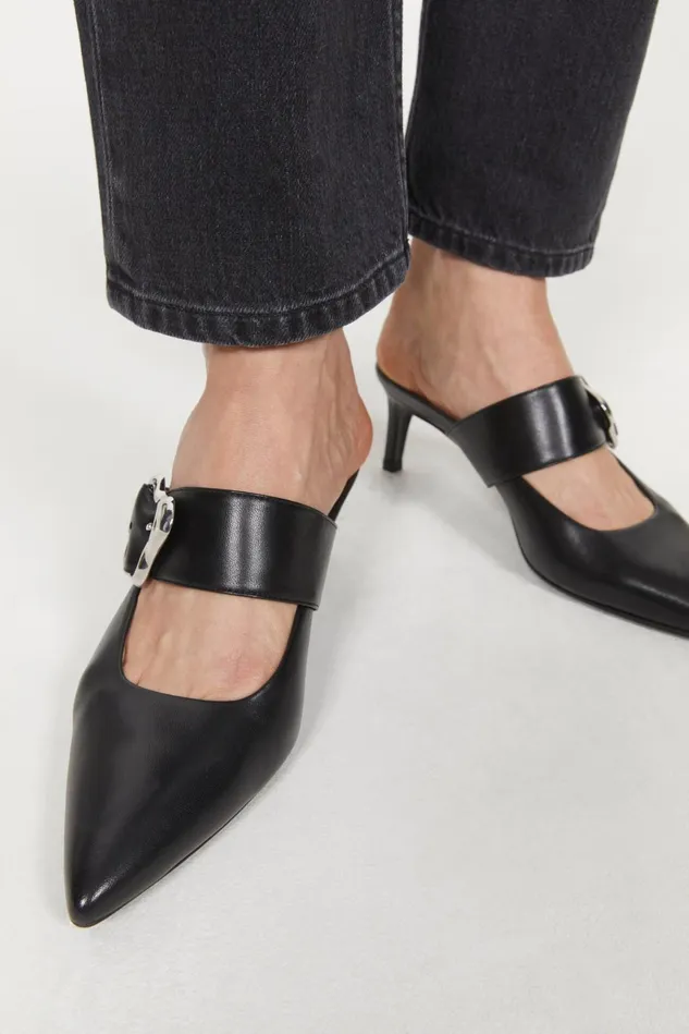 Aurora Coral Pumps Black Women Rodebjer Shoes